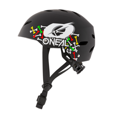 Шлем велосипедный открытый ONEAL DIRT LID YOUTH Skulls, мат., детская